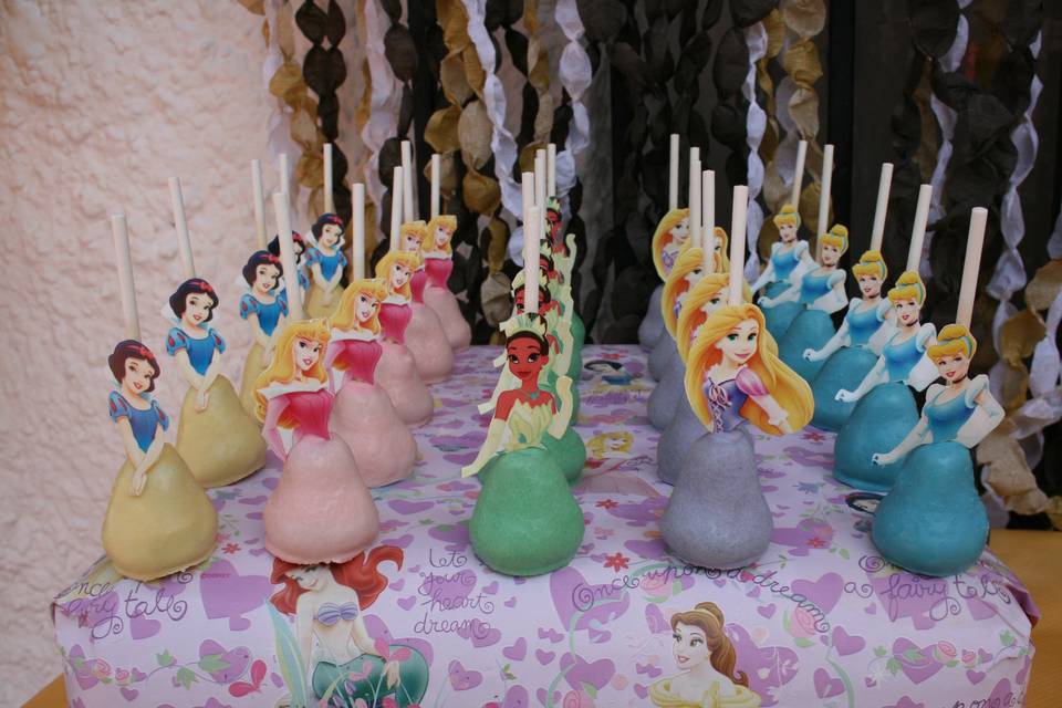 Cake Pops princesas Disney