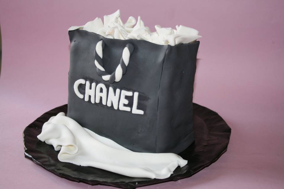Tarta bolsa compras Chanel