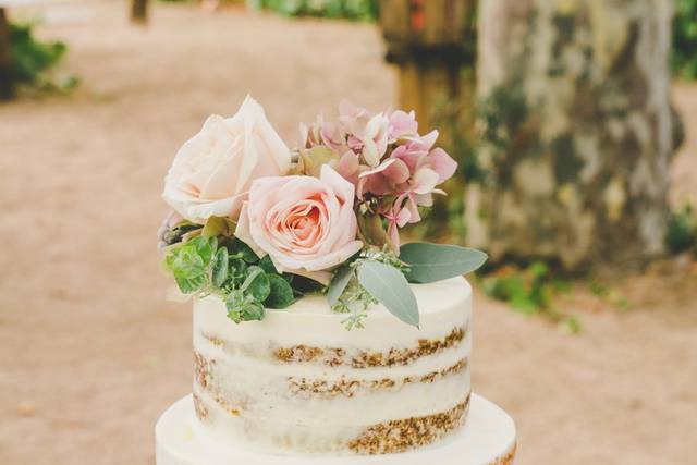 Cake boda velado