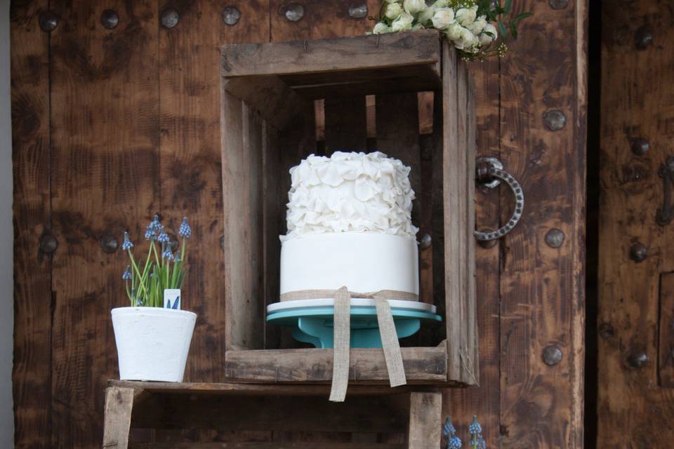 Detalle tarta boda