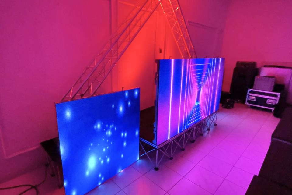 Cabina dj Led Festi