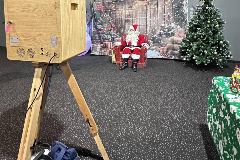 Evento navideño fotomaton