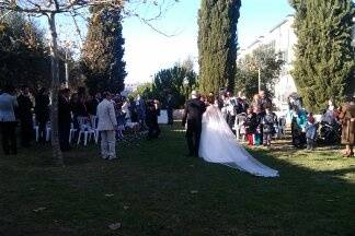 Ceremonia en el jardin