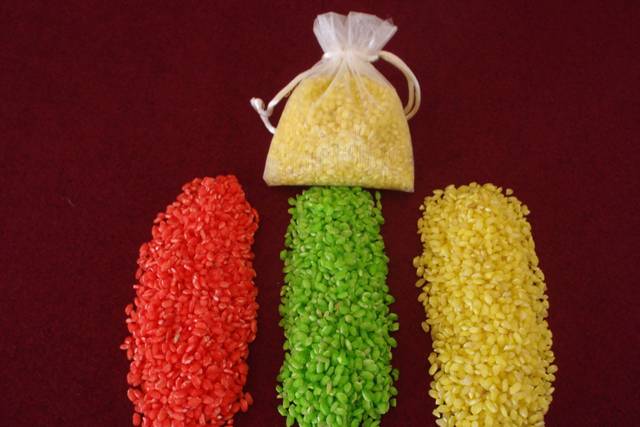 Arroz de colores