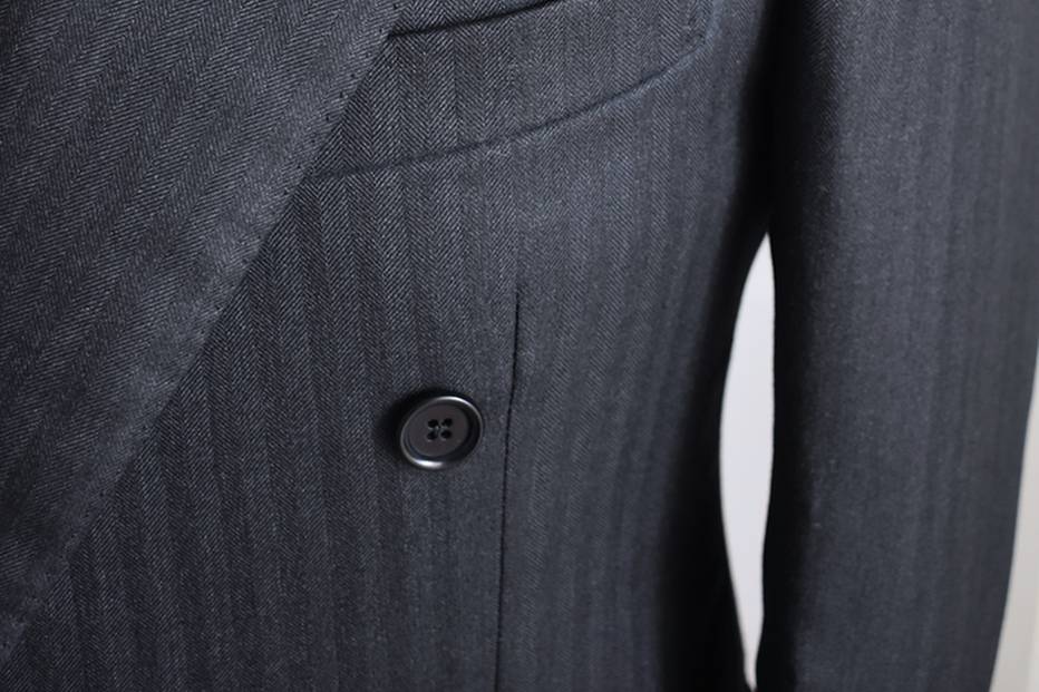 Traje cruzado espiga