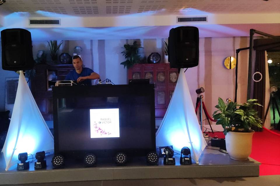 Dj cabina negra
