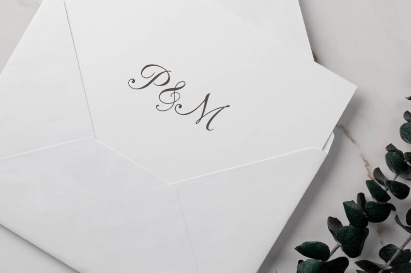 Invitación elegante para boda