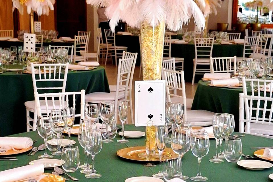 Números de mesa Las Vegas