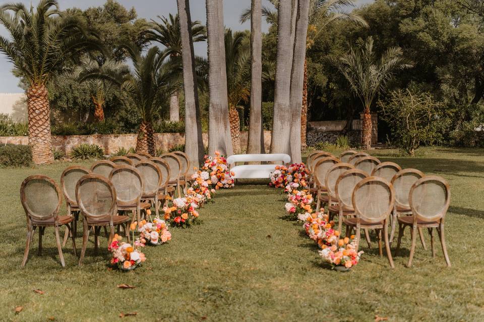 Ceremonia al aire libre