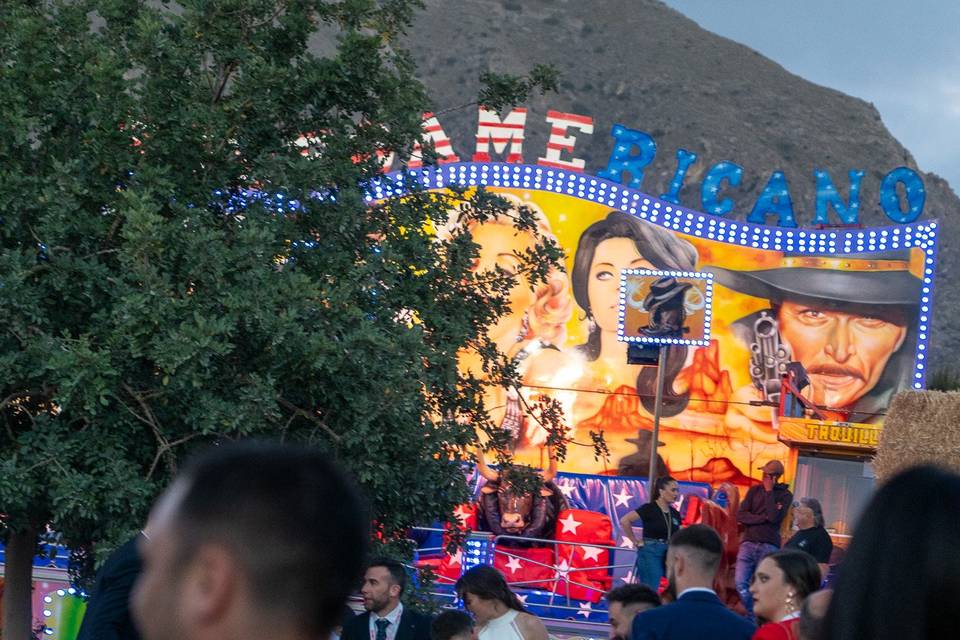 Boda increíble con atracciones