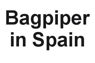 Bagpiper in Spain