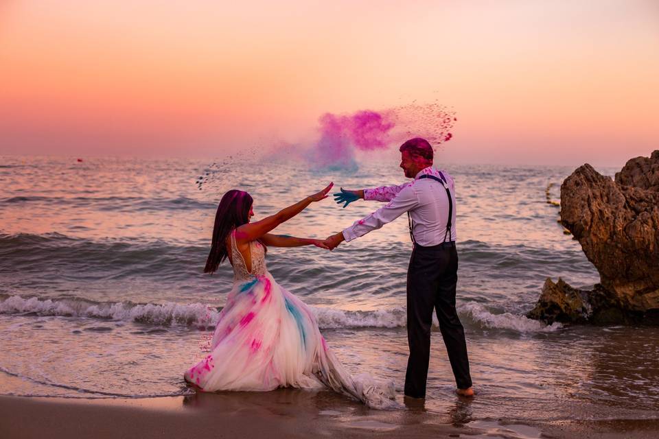 Postboda de ByB en la playa