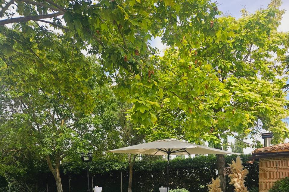 Cóctel al aire libre