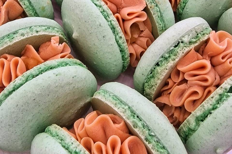 Bandeja de macarons