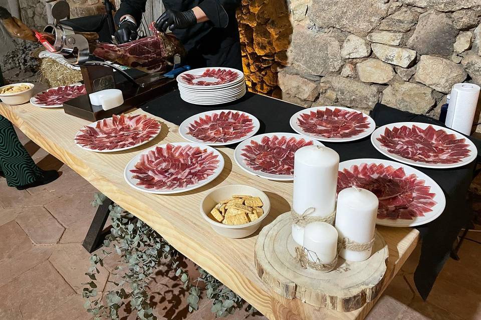 Mesa de jamón