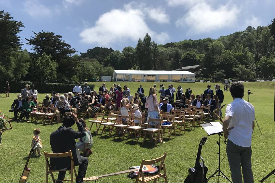 Ceremonia en Finca Itxas Bide