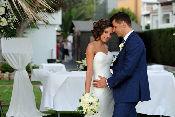 Retrato de los novios