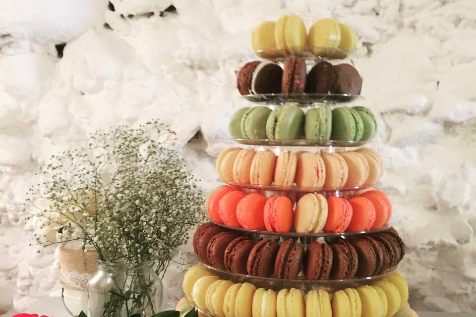 Torre de macarons