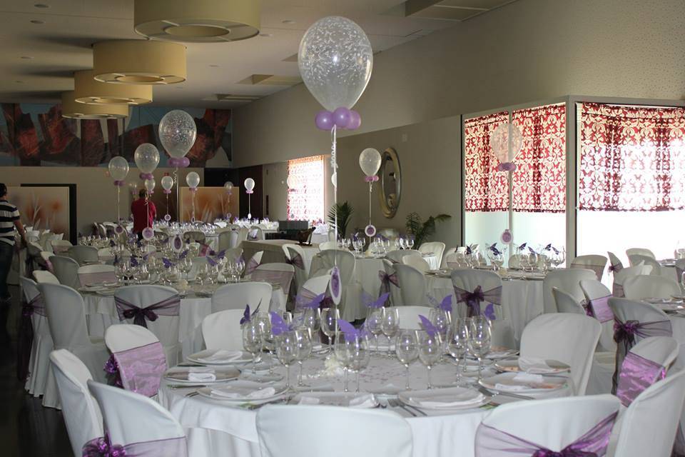 Decoración con globos