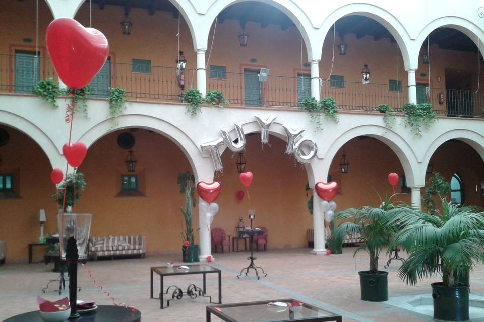 Zona de recepción de invitados