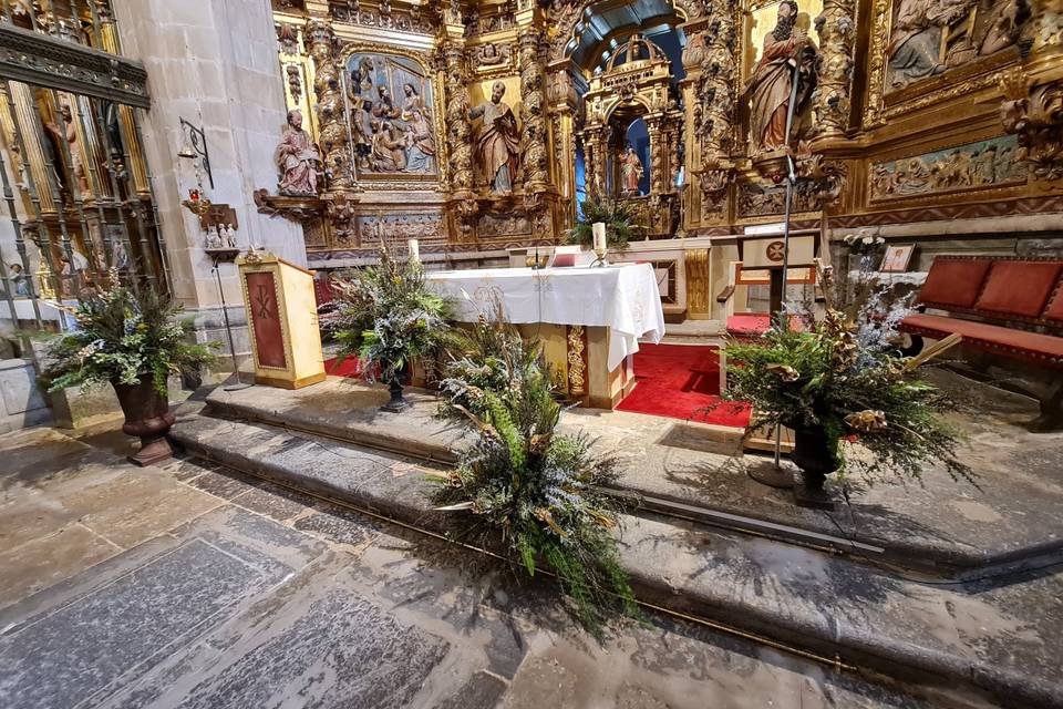 Vergel en la iglesia