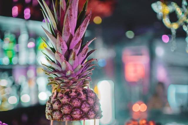 Sabor piña colada en una piña