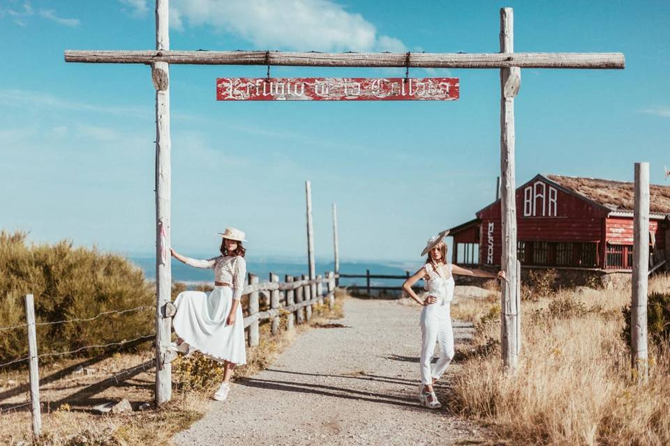 Vestido de novia sostenible