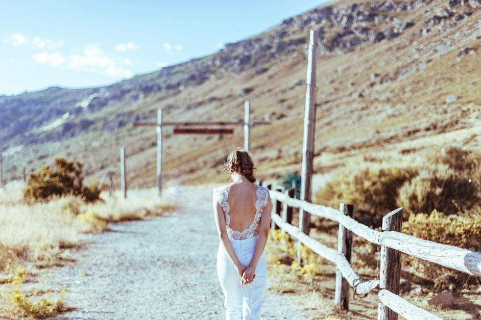 Vestido de novia sostenible