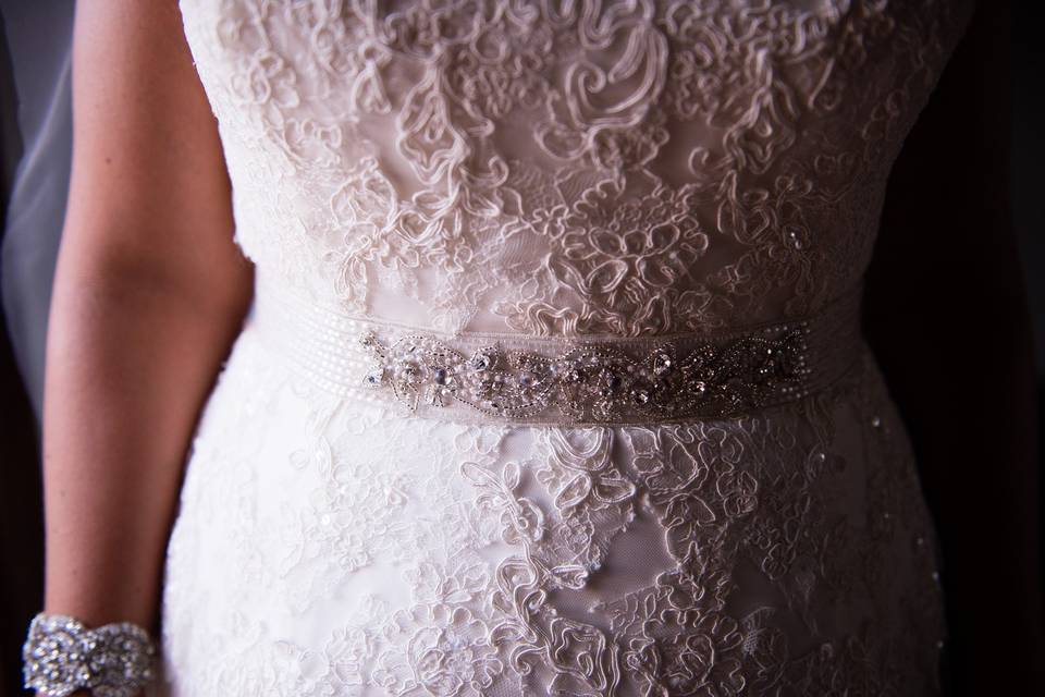 Detalle del vestido