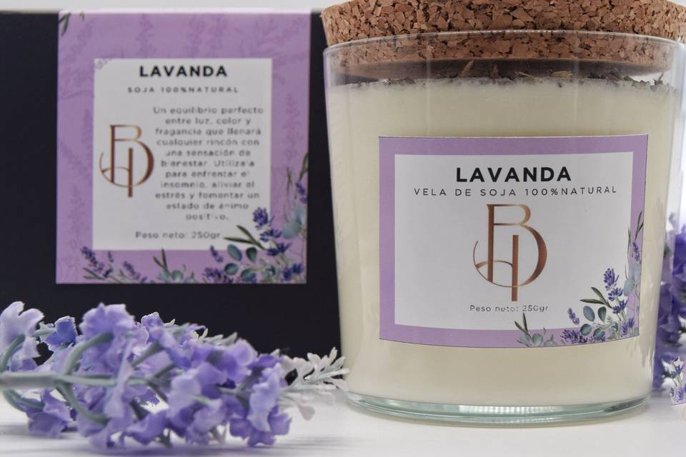 Vela lavanda