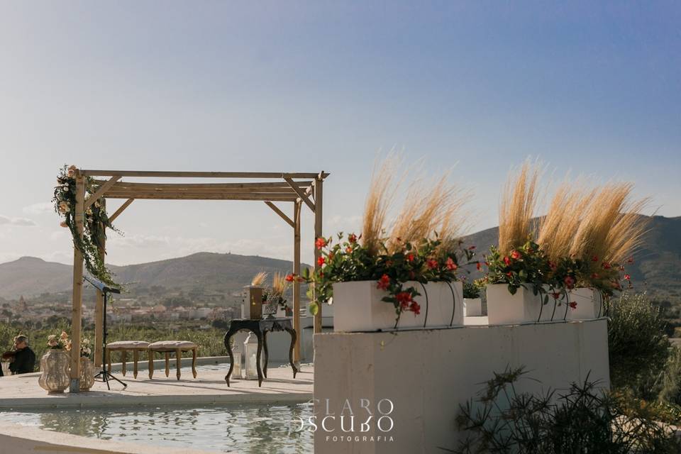 Ceremonia en el salón lago