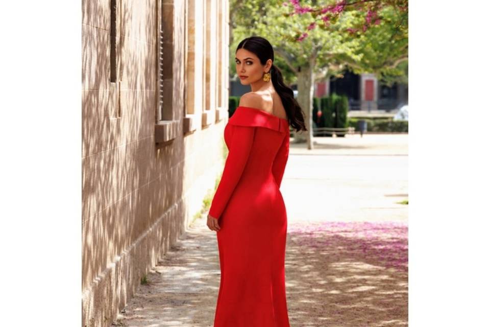 VESTIDO crepé
