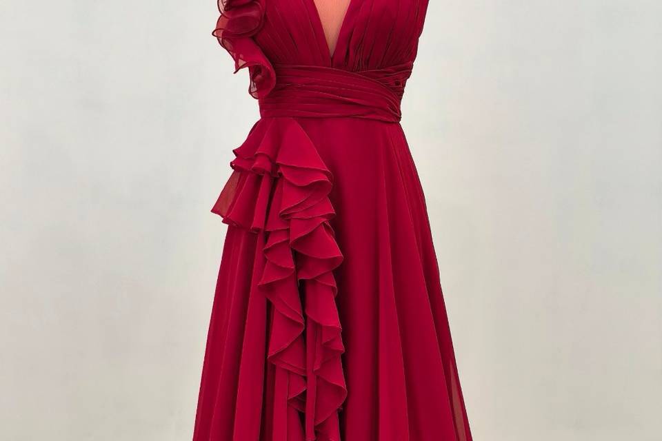 VESTIDO cascada