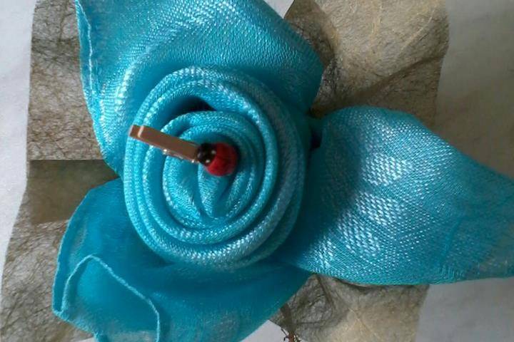 Pashmina con forma de flor