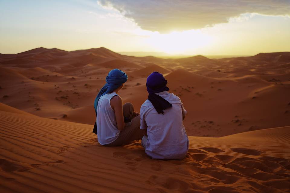 Viaje de novios desierto