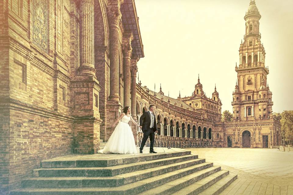 Postboda en Sevilla