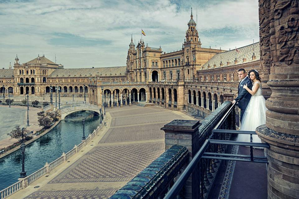 Postboda en Sevilla