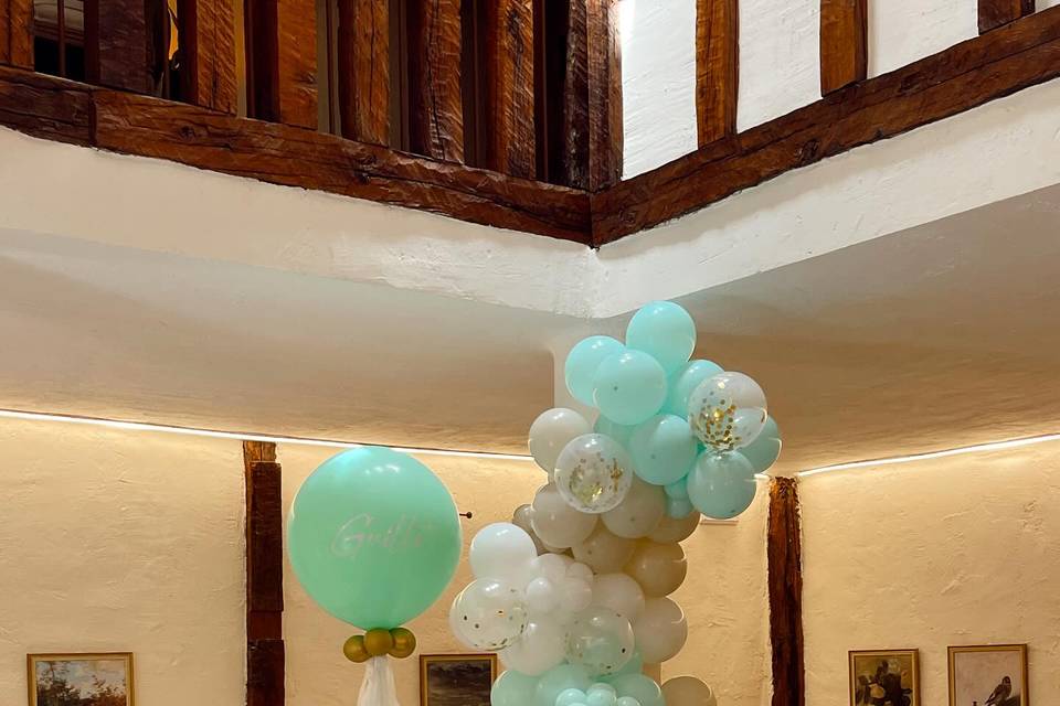 Columnas de globos