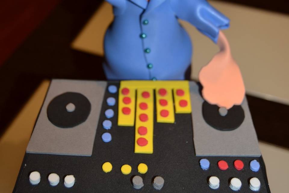 DJ mesa mezclas