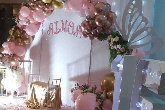 Decoración con globos