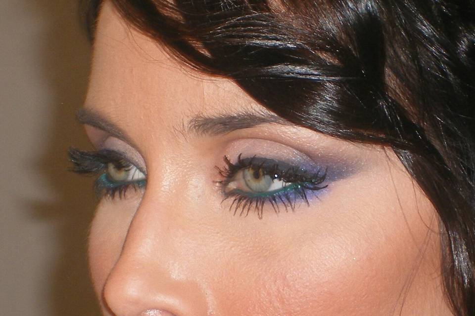 Maquillaje de ojos de Pilar