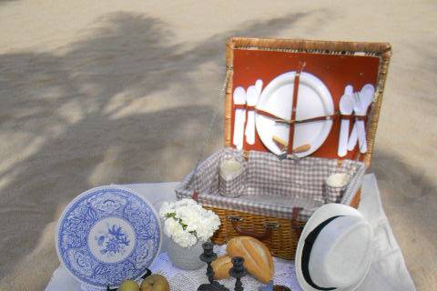 Pícnic boda en la playa