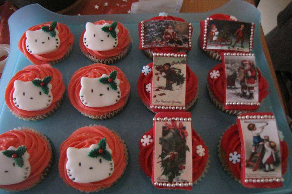 Cupcakes de Navidad