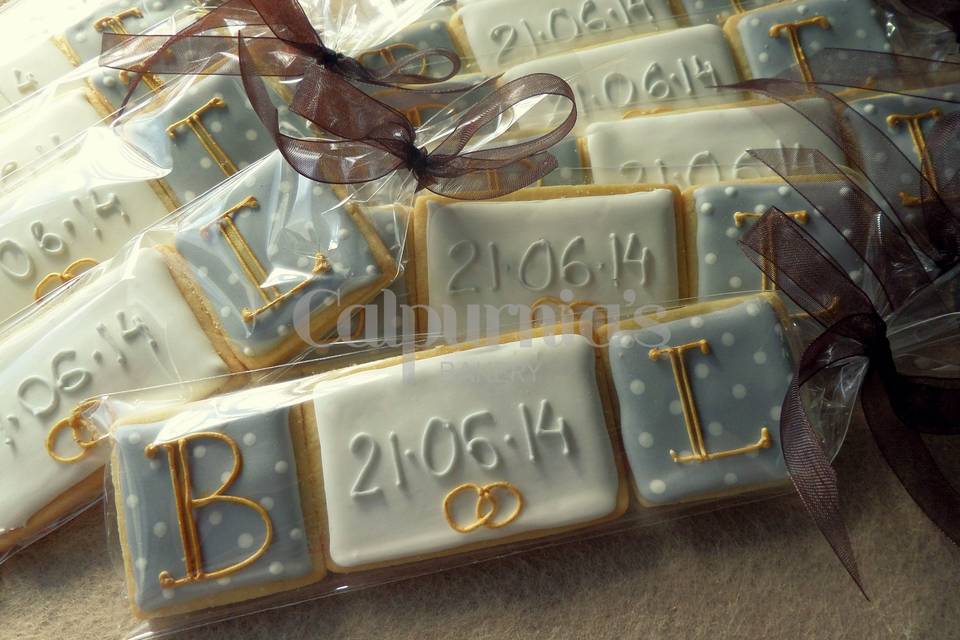 Detalle galletas boda