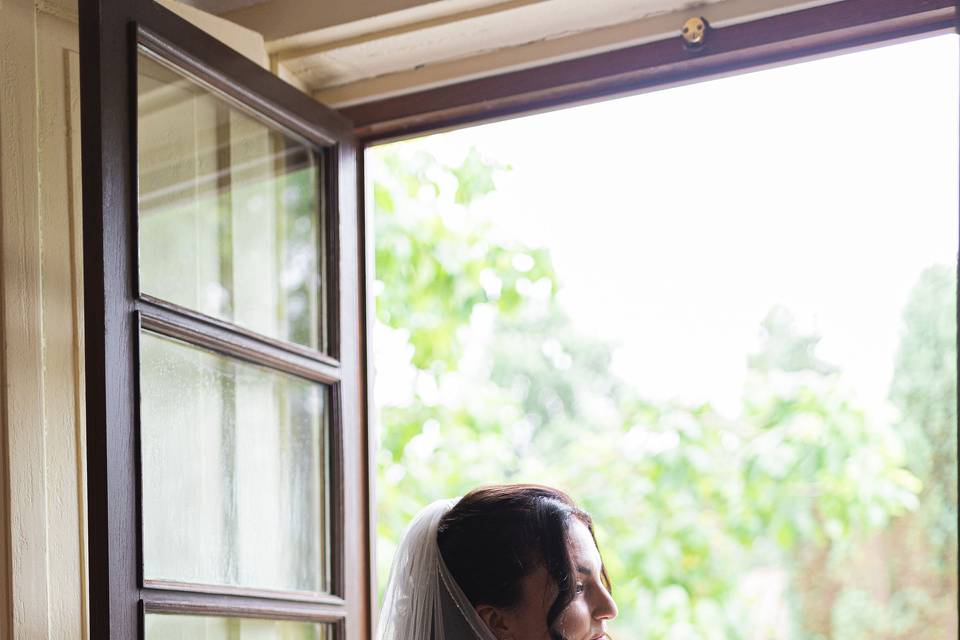 Preparativos. Vestido de novia