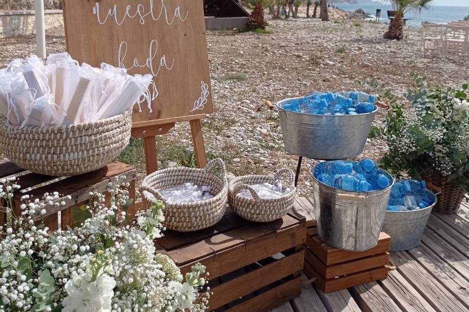 Ceremonias en al playa