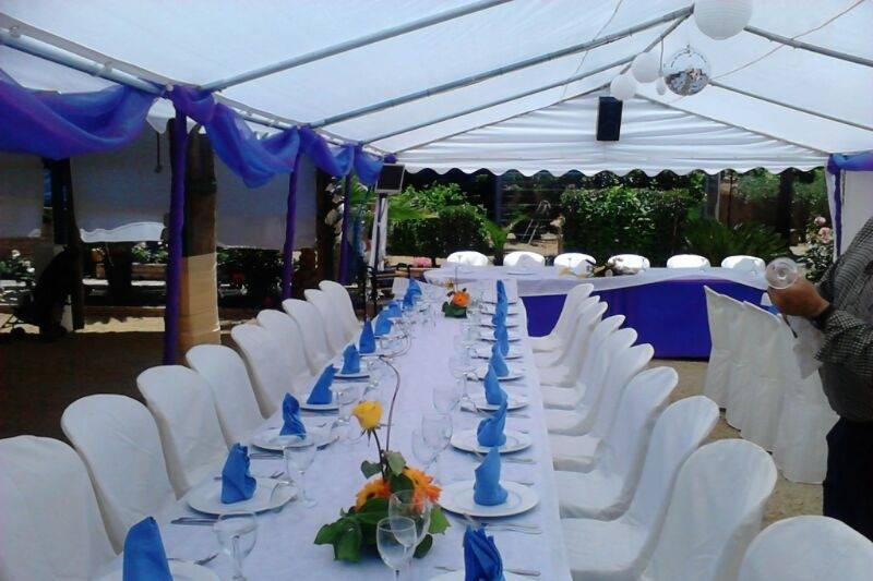 Boda en carpa