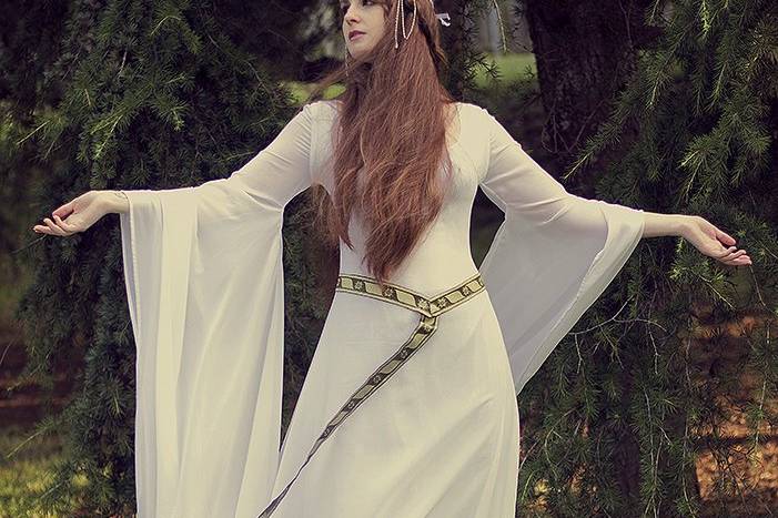 Vestido boda medieval