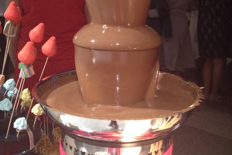 Fuente de chocolate