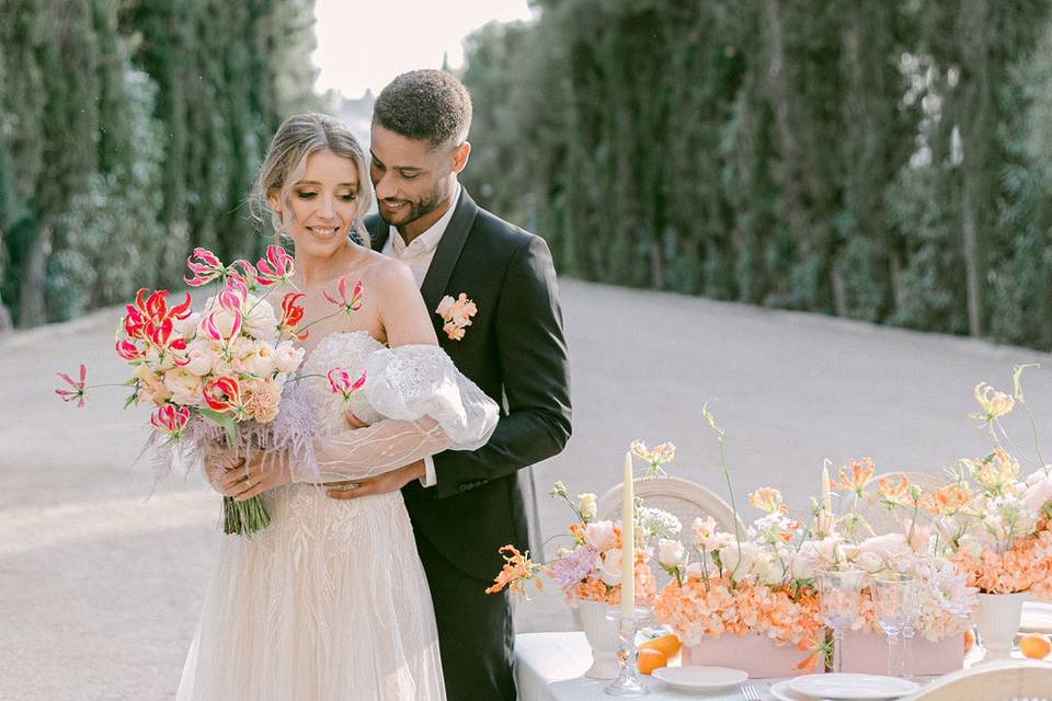 Maquillaje y peinado de novia